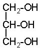 グリセリンの構造式