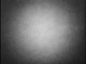 CCDカメラによって測定された赤外波長870nmの自由電子レーザープロファイルの写真