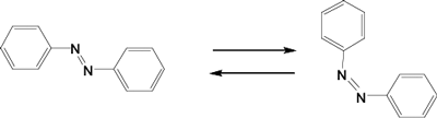 アゾベンゼンの構造図