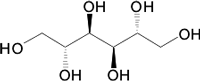 D-マンニトールの構造図