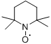 2,2,6,6-テトラメチルピペリジン-1-オキシル（TEMPO）構造式