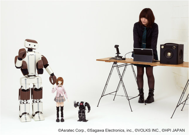 「V-Sido × Songle」での動作実績のあるロボットの例の写真