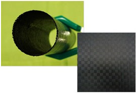 リサイクル炭素繊維を用いた熱硬化性CFRPの写真