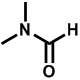 ジメチルホルムアミドの構造図