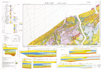 産総研 防災 減災の基礎資料となる越後平野の地質図幅を作成