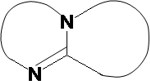 エッチングガス成分の検知剤の中核となる有機窒素化合物の分子構造の図