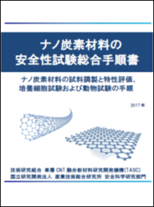 「ナノ炭素材料の安全性試験総合手順書」の表紙