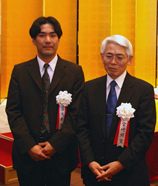 写真（左）湯浅氏、写真（右）宮﨑氏