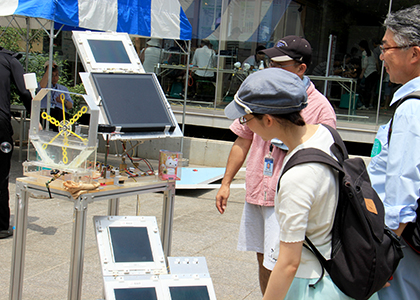 サイエンスコーナー「もっと知りたい！色んな太陽電池！」のイメージ画像