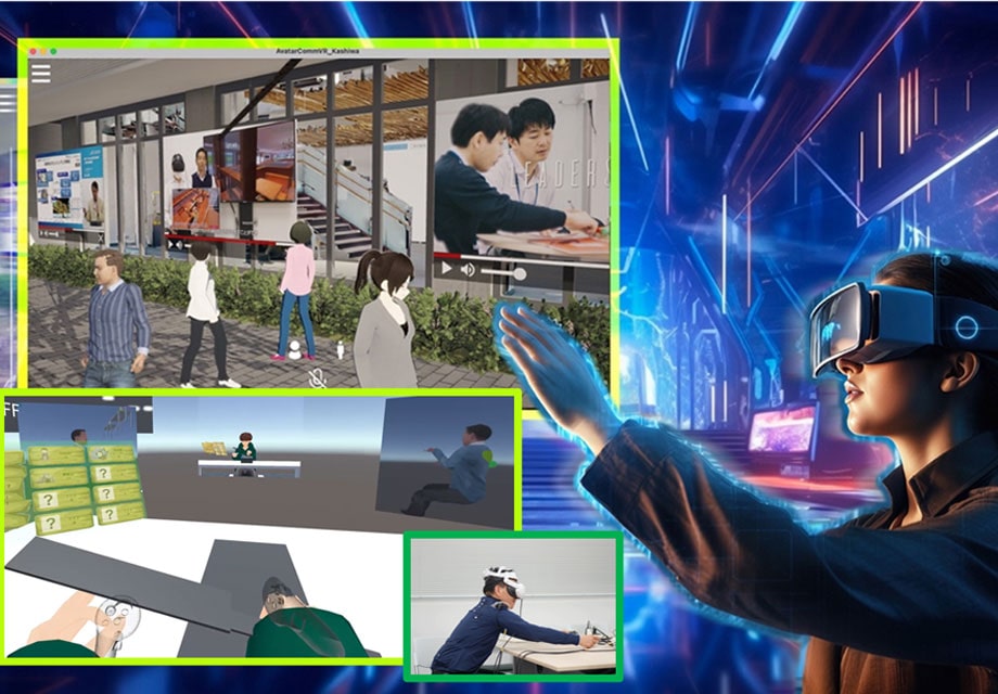 「つくばにいたと思ったら、いつのまにか柏だった。バーチャル柏センター&遠隔VRトレーニング」ブースのイメージ画像