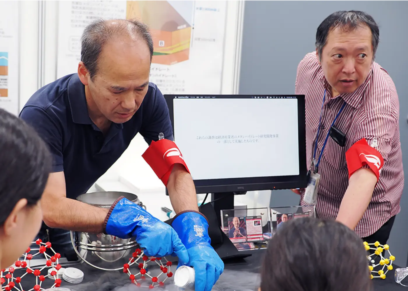 去年の体験ブースの様子の画像