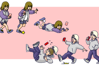 転倒のイメージ図