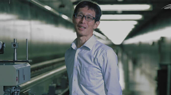 全長310mのトンネルで距離を測る。の背景画像